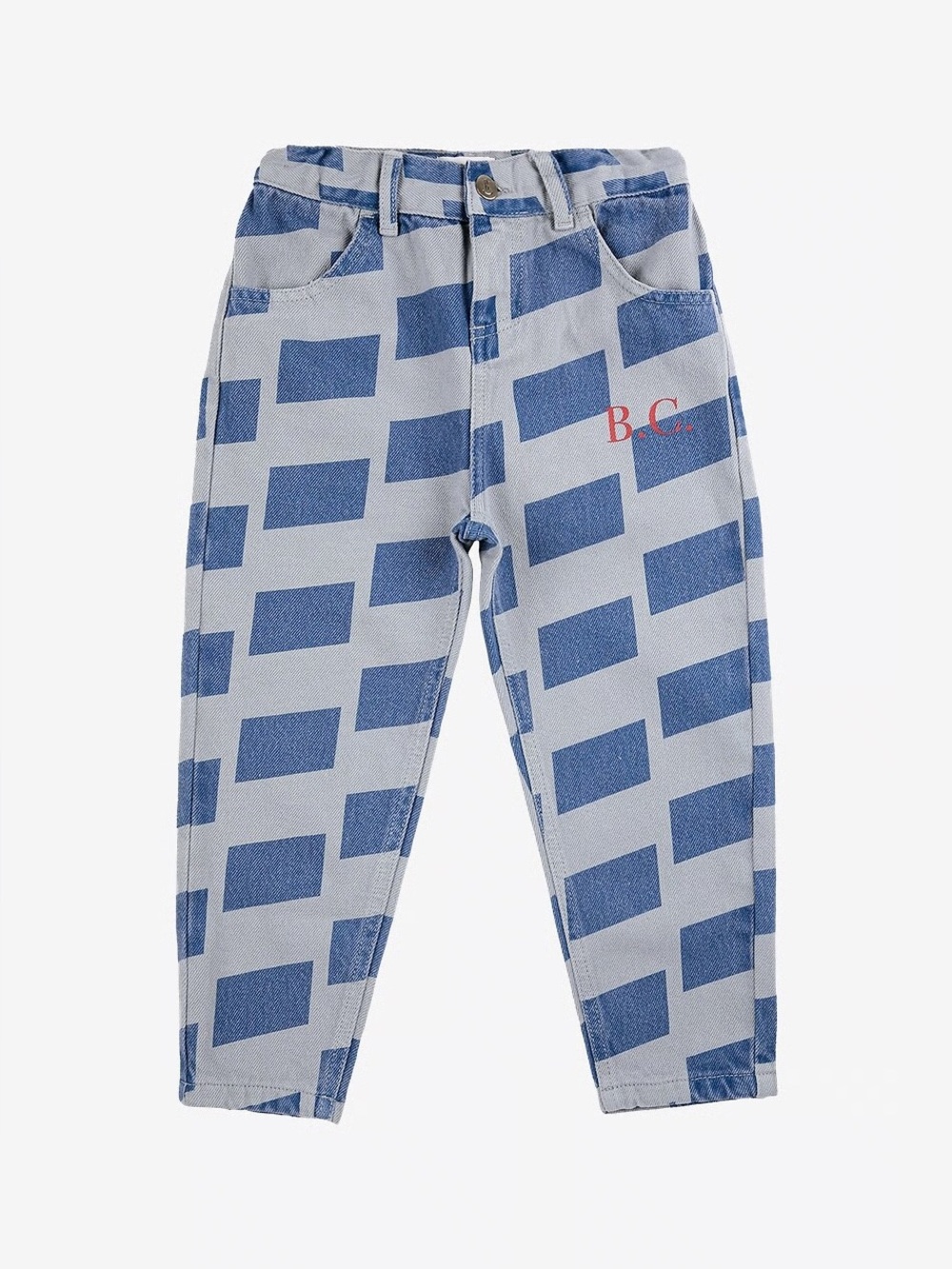 Bobo choses Jean carotte garçon Checker All Over kid sz2-3y